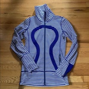 Striped Lulu Zip Up